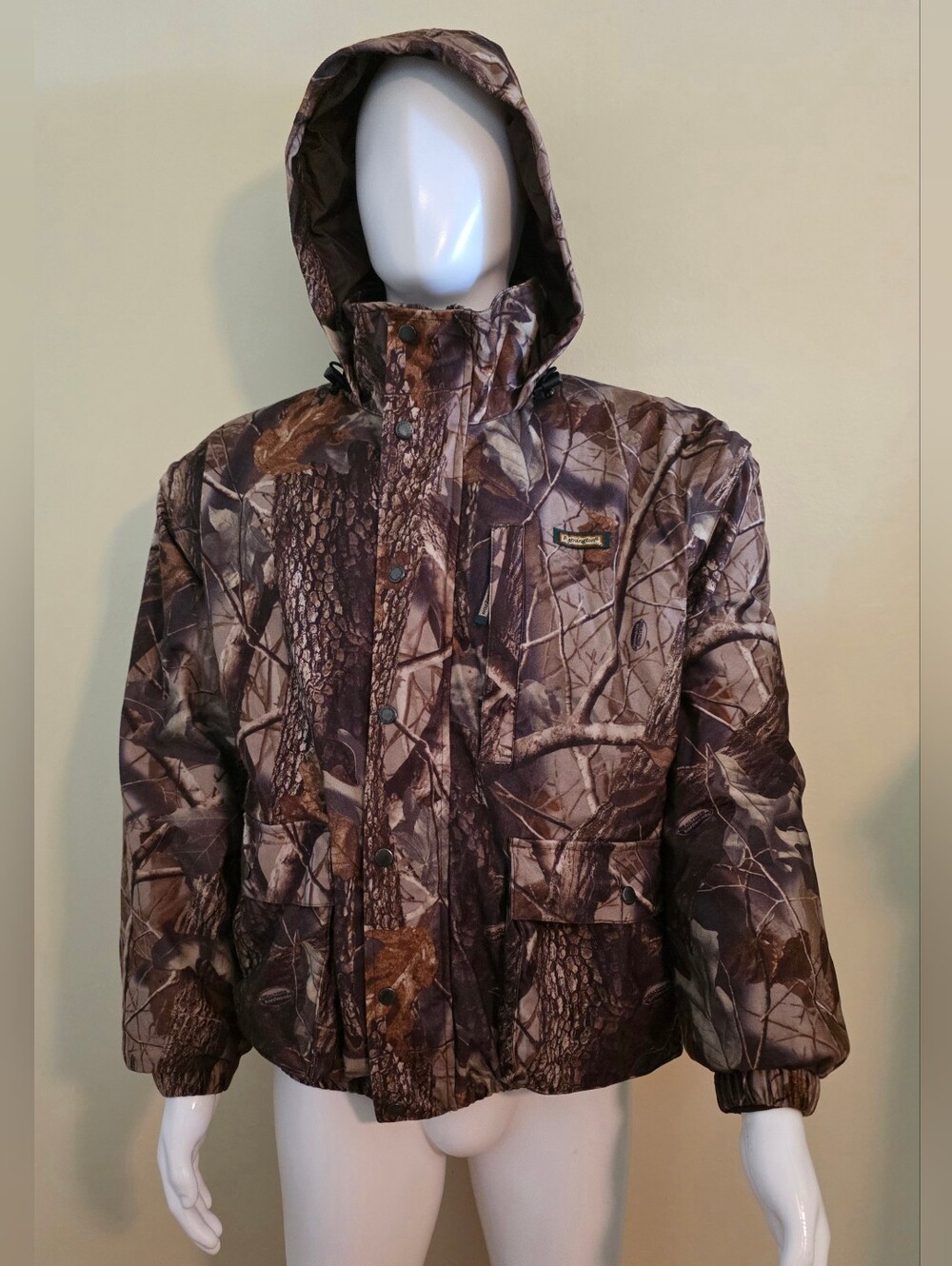Remington Camouflage Men's Size Large Jacket With Liner